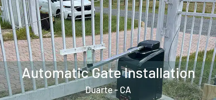 Automatic Gate Installation Duarte - CA