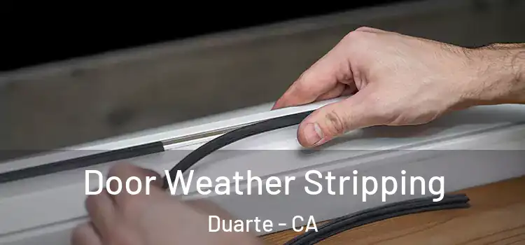 Door Weather Stripping Duarte - CA