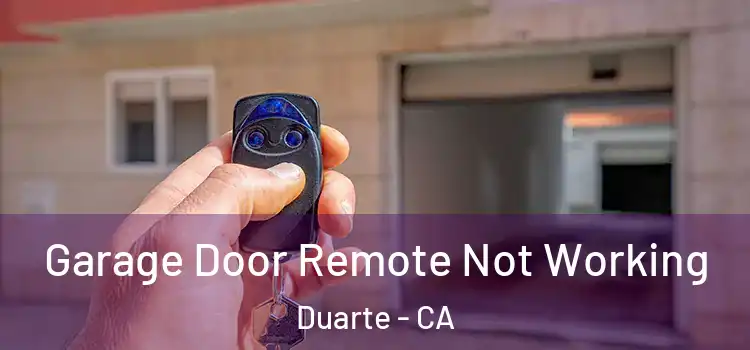  Garage Door Remote Not Working Duarte - CA