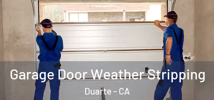  Garage Door Weather Stripping Duarte - CA
